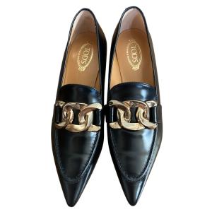 新品同様 TODS トッズ ゴールドチェーン付...の詳細画像2