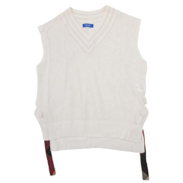 良品 BLUE LABEL CRESTBRIDGE ブルーレーベルクレストブリッジ 麻混 サマーニッ...