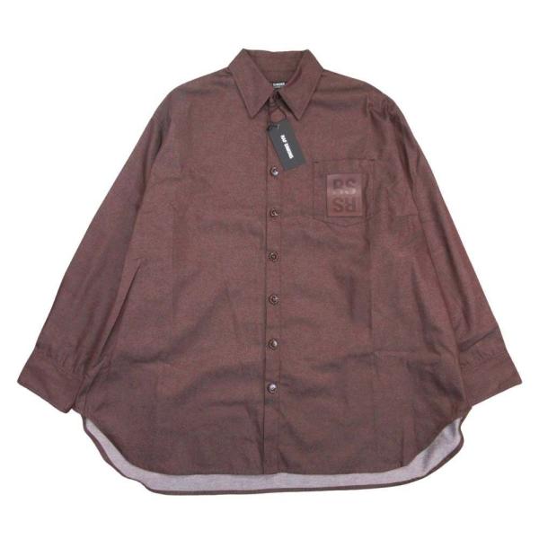 美品 23ss RAF SIMONS ラフシモンズ Leather Patch オーバーサイズ デニ...