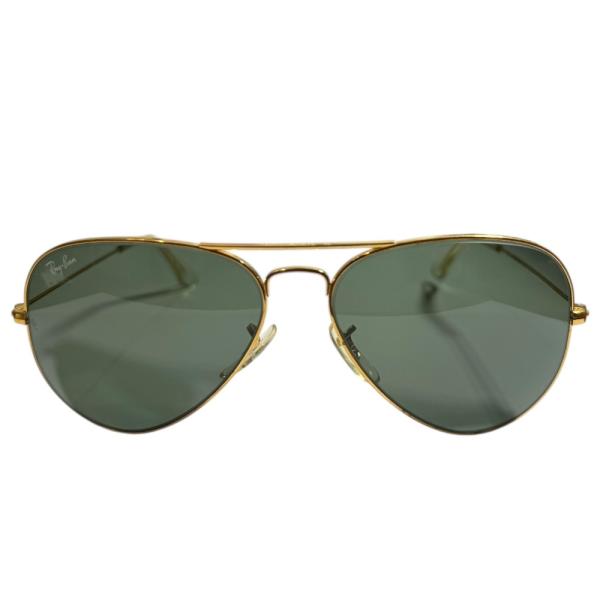 良品 Ray-Ban レイバン B&amp;L アビエーター サングラス ゴールドカラー メンズ 古着 中古