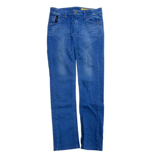 美品 something サムシング スキニー デニム パンツ ジーンズ ストレッチ フルレングス ...