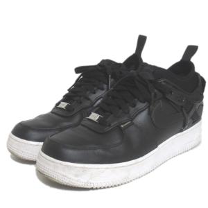 美品 NIKE×UNDERCOVER ナイキ AIR FORCE 1 LOW SP UC エアフォース1 スニーカー DQ7558-002 25cm ブラック メンズ 古着 中古