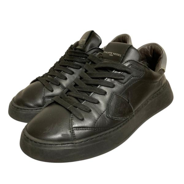 美品 Philippe Model フィリップモデル TEMPLE LOW レザー ローカット スニ...