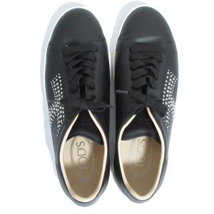 美品 TODS トッズ ロゴスタッズ レザー ...の詳細画像3