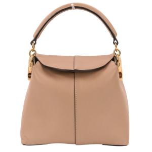 良品 TOD'S トッズ マイクロ Tケース Tタイムレス 2WAY レザー ショルダーバッグ ハンドバッグ ピンクベージュ レディース 古着 中古