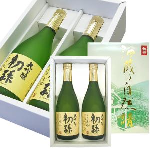 初孫 大吟醸 名入れ 720ml2本セット｜kigawaya