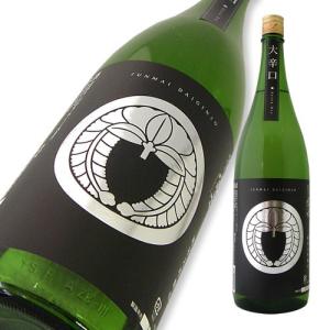 松嶺の富士 純米大吟醸 家紋ラベル 大辛口 1800ml