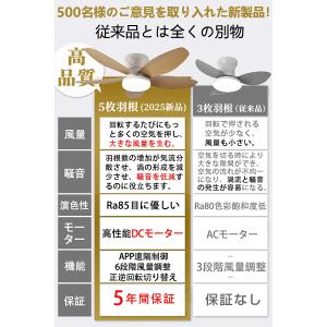 シーリングファンライト 調光調色 薄型 北欧 ...の詳細画像1