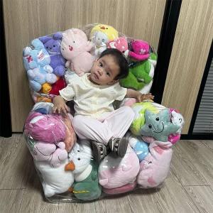 ローソファー ぬいぐるみ おもちゃ ビーンバッ...の詳細画像1