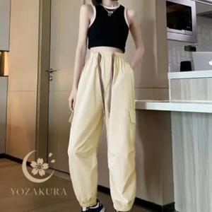 カーゴパンツ ダンス 衣装 無地 春 夏 秋 ...の詳細画像3