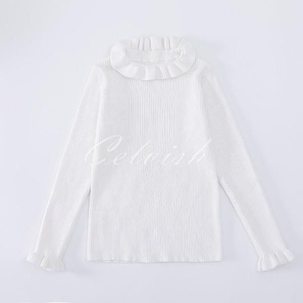 プリンセス ドレス 子供用セーター プリンセスセーター あったか ニット ホワイト 白 C-1958...