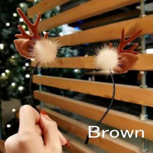 クリスマス トナカイカチューシャ 角 ふわふわ...の詳細画像3