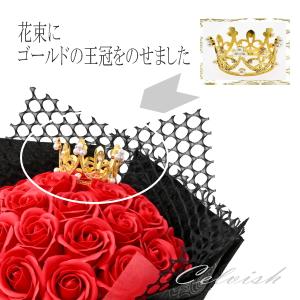 花束 バラ ソープフラワー 豪華 選べる 本数...の詳細画像1