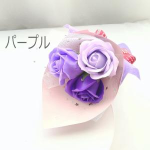 ソープフラワー花束 フラワーギフト ソープフラ...の詳細画像2