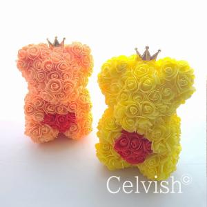 選べるカラー フラワー ギフト お花のクマさん...の詳細画像3