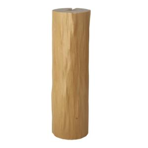 川島材木店 桧切り株 高さ20cm 直径約35cm 皮つき 薪割り台 丸太椅子