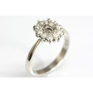 〔限定品〕F63-19t0230-2Pt900製 リング空枠