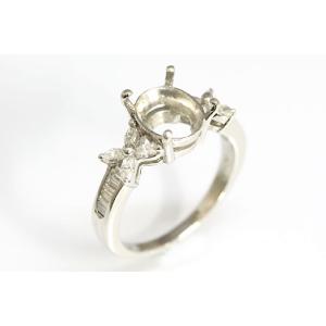 〔限定品〕F63-19t0230-4Pt900製 リング空枠