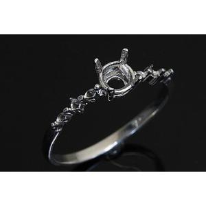 ki242ダイヤ入り4本爪リング空枠