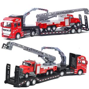 TOMMYFIELD 消防車 おもちゃ 消防車おもちゃ レッカー車 大きい はしご車 子供