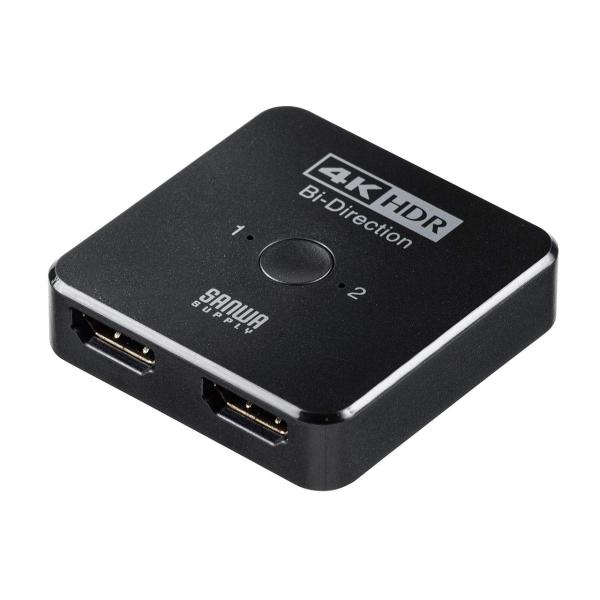 サンワダイレクト HDMI 切替器 4K 60Hz 2入力1出力 1入力2出力 双方向 PS5動作確...