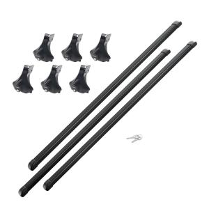カーメイト(Carmate) inno(イノー) ルーフキャリア ハイエース/レジアスエース/タウンエース/ライトエース 用 スクエアベース 3本【車