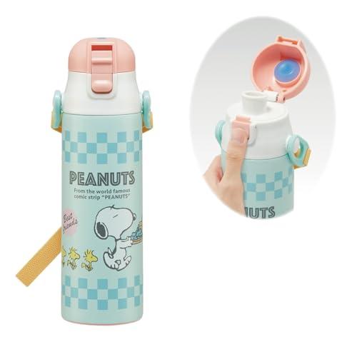 スケーター(Skater) 子供用 ステンレス 水筒 直飲み 580ml スヌーピー 80sカフェ ...