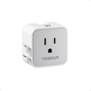 ミニ 変換プラグ 全世界対応 TESSAN 海外旅行用 超コンパクトマルチ変換プラグ C/BF/O/Aタイプ コンセント 変換アダプター 韓国 ヨーロ
