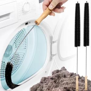 洗濯ブラシ 洗濯槽クリーナー 掃除ブラシ ドラム式洗濯機 縦型洗濯機 対応 伸縮 洗濯槽掃除 隙間掃除 長さ76.5cm 曲がる ヘッド 木製ハンドル