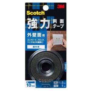 3M スコッチ 強力両面テープ 外壁面用 10mm×1.5m KB-10｜kiholdings