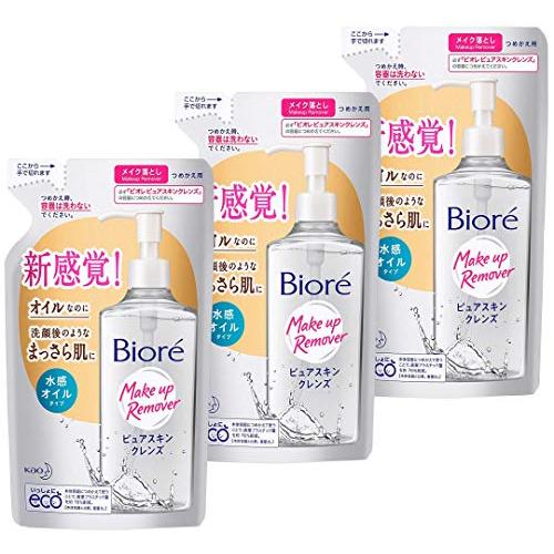 【まとめ買い】ビオレ ピュアスキンクレンズ オイルメイク落とし 詰替 210ml×3個