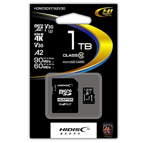 HIDISC 超高速microSDXCカード 1TB CLASS10 UHS-I Speed cla...