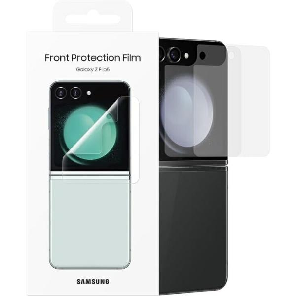 Samsung 純正品 Galaxy Z Flip5 保護フィルム ２枚入 超薄型 簡単貼付 フロン...