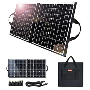 Yinleader ソーラーパネル 50w 型 ソーラーチャージャー ソーラーパネル充電器 単結晶 折りたたみ DC18V USB5V 高変