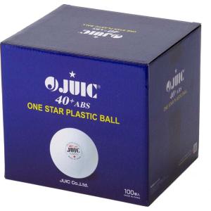 JUIC(ジュウイック) 卓球 ボール トレーニングボール ABSプラスチック 1スター ホワイト 40mm 1箱/100個入 7050｜kiiroihachi