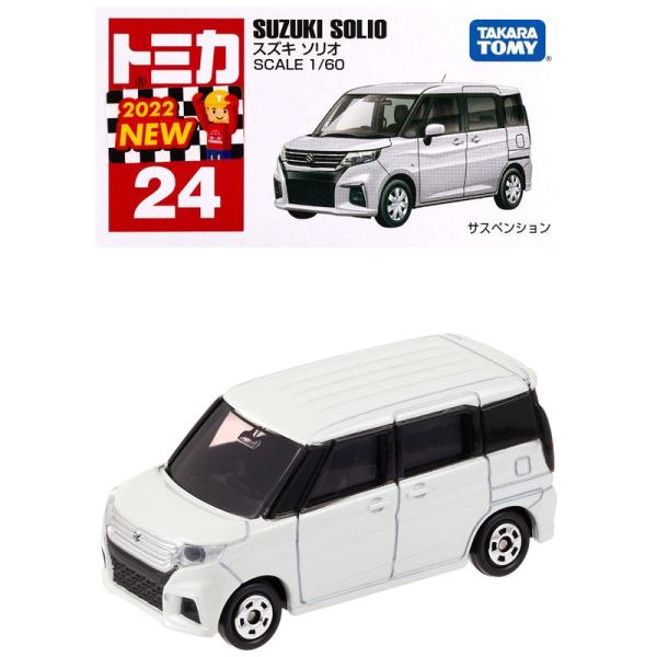 タカラトミー 『 トミカ No.24 スズキ ソリオ (箱) 』 ミニカー 車 おもちゃ 3歳以上 ...