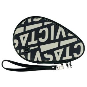 ヴィクタス(VICTAS) 卓球 ラケットケース プリンテッドラウンドラケットケース ブラック(1000) 672111｜kiiroihachi