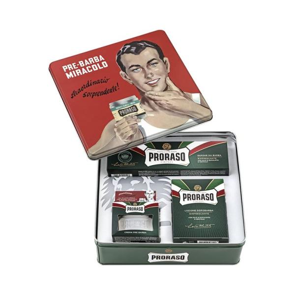 PRORASO (ポロラーソ) ヴィンテージセレクション ジーノ シェービング ギフトセット 髭剃り...