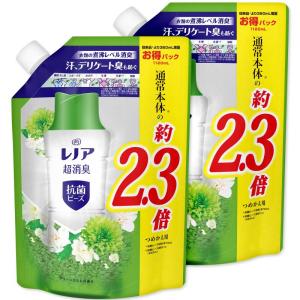 まとめ買い レノア 超消臭 抗菌ビーズ グリーンミスト 詰め替え 特大 1,120mL × 2個｜kiiroihachi