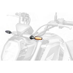 キジマ (kijima) バイク バイクパーツ LEDウインカーキット TRL3 LED スモークレンズ/ブラックボディ GROM HOND｜kiiroihachi