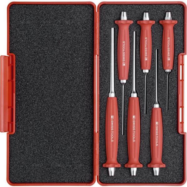 PB SWISS TOOLS 758SET ハンドル付平行ピンポンチ BOXセット