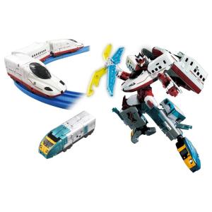 タカラトミー 『 プラレール 新幹線変形ロボ シンカリオンZ シンカリオンZ N700S かもめ & ザイライナー 883ソニックニチリン｜kiiroihachi