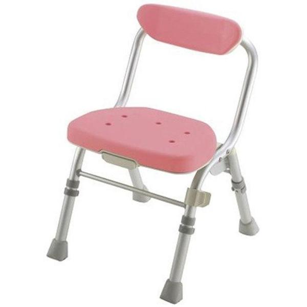 リッチェル 折りたたみシャワーチェア M型 背付H ピンク 47941