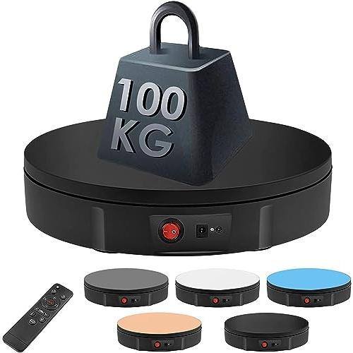 TINGHAIYAN 360度電動回転台 ターンテーブル 30cm 回転台電動 ターンテーブル電動 ...