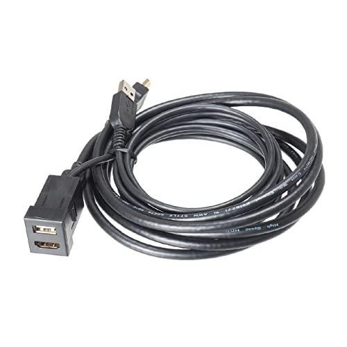 ビートソニック USB/HDMI延長ケーブル トヨタ/ダイハツ車用 スペアスイッチホールがUSB/H...