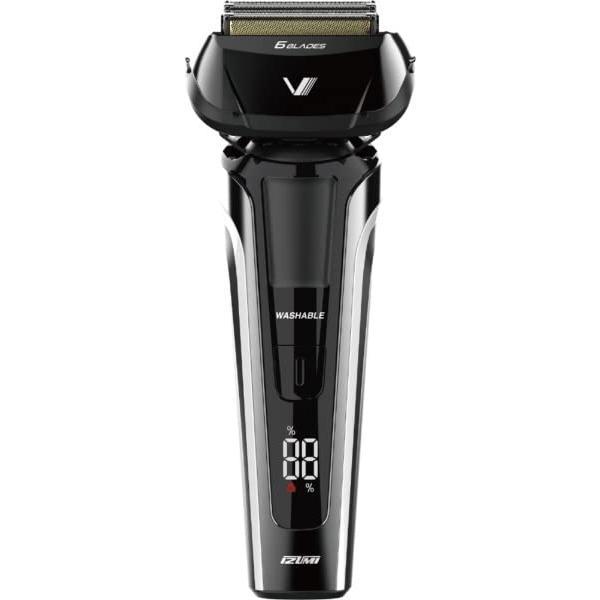 泉精器 IZF-V951-H(グレー) ハイエンドシリーズ 往復式シェーバー 6枚刃