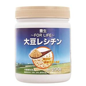 [豊生] 大豆 レシチン 200g 顆粒 大豆由来 植物レシチン 健康習慣 生活習慣 普段のお食事に さっとひとさじ がんばる世代に