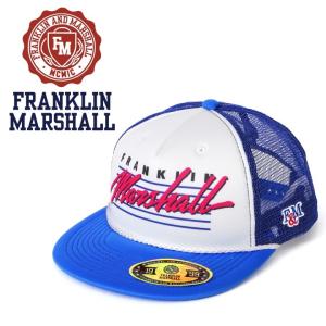 フランクリン＆マーシャル FRANKLIN & MARSHALL メッシュキャップ 帽子 メンズ レディース 男女兼用 スナップバック プリント CPUA912｜kiiroya-import