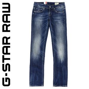 ジースターロウ G-Star RAW ジーンズ デニム パンツ レディース ヴィンテージウォッシュ加工 ストレート 3301 STRAIGHT