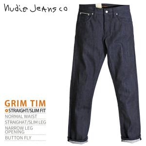 ヌーディージーンズ Nudie Jeans ジーンズ デニム パンツ メンズ オーガニックコットン セルビッジデニム GRIM TIM グリムティム DRY PURE INDIGO SELV